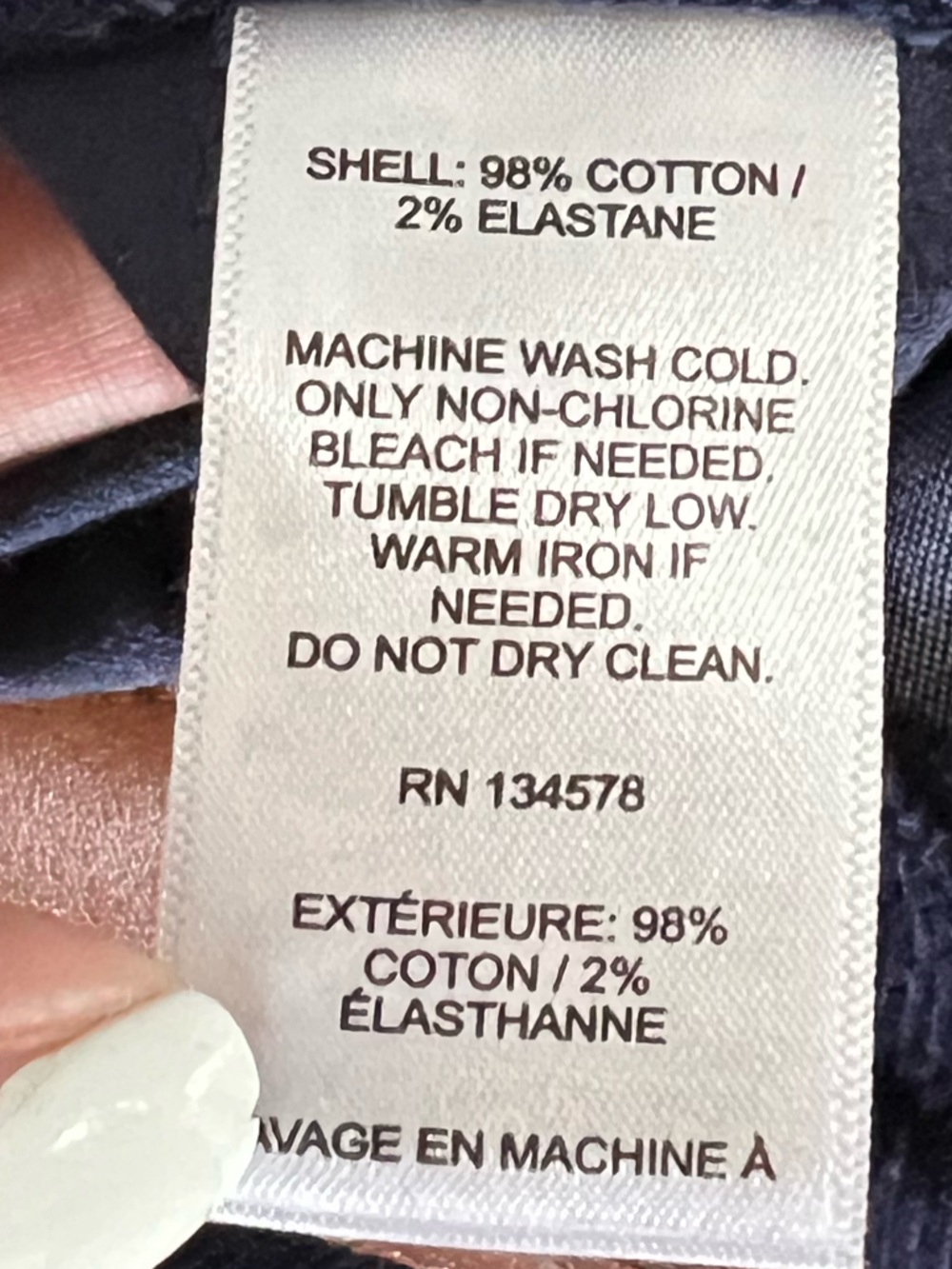 Vineyard Vines woman’s Navy Corduroy Pants see picture for size - Picture 7 of 11